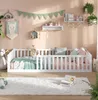 Letto a Terra 80x160 in Faggio - Lettino Montessori con Anteprima dell’immagine prodotto 3