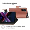 imoshion Luxe Bookcase pour le Xiaomi Poco X7 Pro - Marron Voir les images du produit 3