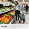 Chariot de courses Shopper, 3 en 1, pliable, avec sac Voir les images du produit 4