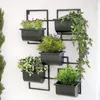 DanDiBo Kräuterregal Küche Wand Metall Schwarz 96525 Produktbild-Vorschau 6