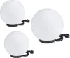 Kugelleuchten 3er Set 20/20/30cm weiß E27 inkl. 3m Produktbild-Vorschau 1
