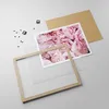 Gerahmtes Poster - Rahmen in heller Eiche - Blumenstrauß Produktbild-Vorschau 4