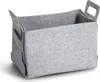 Zeller Aufbewahrungskorb, Filz, grau, ca. 36 x 25 x 23 cm Produktbild-Vorschau 1