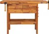 vidaXL Werkbank mit Schubladen Schraubstöcken 124x52x83 cm Produktbild-Vorschau 5