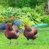 Lebensechte Hühner Garten Dekoration - 2 Stück für den Produktbild-Vorschau 2