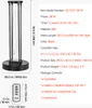 A product image with specifications and dimensions for a UV lamp. Anteprima dell’immagine prodotto