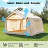 Meulbaty Aufblasbares Campingzelt 4-6 Personen, PU3000mm Produktbild-Vorschau 5
