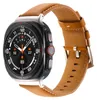 Pro Samsung Galaxy Watch Ultra 47mm řemínek z pravé kůže s Náhled obrázku produktu 1