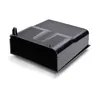 A black plastic coffee ground container is shown against a white background. Produktbild-Vorschau