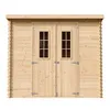 TIMBELA M310C Abri de jardin en bois - L239xL142xH200 cm/ Voir les images du produit 2
