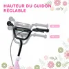 HOMCOM Trottinette enfant patinette pneus 30 cm Hauteur Voir les images du produit 3