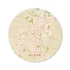 MuchoWow® Mauspad Mousepad Kleve - Vintage - Karte - Produktbild-Vorschau 1