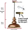 Hängelampe Traum Nota Vintage Lampe Metall Retro Produktbild-Vorschau 2