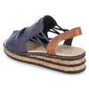 Sandales femme Rieker 62962-14 bleu combi 39 Voir les images du produit 37