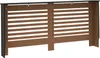 vidaXL Habillage de radiateur noir 172x19x81,5 cm MDF Voir les images du produit 6