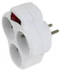 Esperanza - Distribuidor de enchufes eléctrico, 3 enchufes, Vista previa de la imagen del producto 3