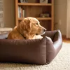 4L Textil Mario Orthopädisches Hundebett aus Kunstleder Produktbild-Vorschau 4