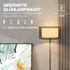HOMCOM Stehlampe, Stehleuchte mit  E27 Fassung, Produktbild-Vorschau 7