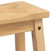 vidaXL Barhocker 2 stk. Honigwachs 44 x 30 x 63 cm Produktbild-Vorschau 5