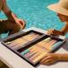 Biggdesign Bloom Klassisches Backgammon, MDF-Korpus, Produktbild-Vorschau 8