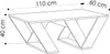 Skye Decor, Pipra - White, Couchtische, Weiß, 110 x 40 x 60 Produktbild-Vorschau 4