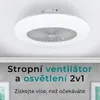 Stropní ventilátor Noaton® s osvětlením 11055W Callisto, Náhled obrázku produktu 2