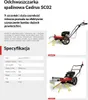 Cedrus Sc02 Benzínový Zametací Kartáč Na Odstraňování Mechu Náhled obrázku produktu 15