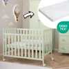 ZEE BAMBI Culla Co-Sleeping Affiancabile Mint 120x60 cm con Anteprima dell’immagine prodotto 1