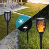 Zestaw 2 Lamp Solarnych Led Pochodnia Efekt Płomień Ogień Podgląd zdjęcia produktu 3