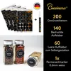 24 pots à épices carrés 120ml avec 210 étiquettes, Voir les images du produit 5