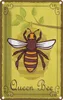 vianmo Blechschild 18x12 cm Queen Bee Biene Honig Imkerei Produktbild-Vorschau 1