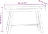 vidaXL Banc 80 cm bois massif teck Voir les images du produit 11