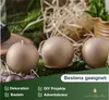 4X Kerzenhalter Gold Kerzenteller Adventskranzstecker 5 cm Produktbild-Vorschau 3