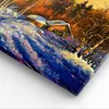Bild auf Leinwand - Leinwandbild - Winter Wald Wiese - Produktbild-Vorschau 5