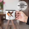 Trendation - Rotkehlchen Vogel Emaille Tasse Geschenk Produktbild-Vorschau 2