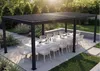 Pergola HWC-L46, zahradní pavilon z lamelového roštu, Náhled obrázku produktu 8