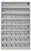 ADB Kleinteileregal 53618 lichtgrau 50,0 x 12,5 x 85,0 cm Produktbild-Vorschau 4