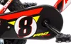 Close-up of a bicycle's chain guard with graphics. Náhľad obrázku produktu