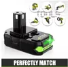 Batteria di ricambio, batteria al litio da 6,0 Ah, 18 V  Anteprima dell’immagine prodotto 3