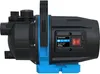 A black and blue water pump with a red on/off switch. Produktbild-Vorschau