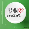 Huuraa Button Hamm verliebt 25mm rund mit Sicherheitsnadel Produktbild-Vorschau 3