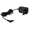 A black power adapter with a coiled cable and a right-angled connector is shown against a white background. Produktbild-Vorschau
