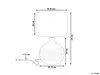 BELIANI Lampa stołowa miedziana porcelanowa 43 cm Podgląd zdjęcia produktu 3
