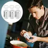 3er Set Mini Edelstahl Gewürzstreuer – Salz- & Produktbild-Vorschau 3
