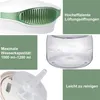 A collage of close-up images showing different parts and features of an air purifier. Produktbild-Vorschau