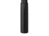 A close-up of a black fishing net handle with a textured grip. Produktbild-Vorschau
