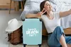 MuchoWow® Koffer Handgepäck Trolley Rollkoffer Kleine Produktbild-Vorschau 2