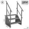 3 Stufen Standtreppe Stahltreppe freistehend Breite 60cm Produktbild-Vorschau 1