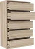 Furniture24 Kommode Chelsea CHLK45, Schubladenschrank, Produktbild-Vorschau 2