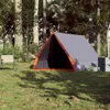 vidaXL Campingzelt A-Form 2 Personen Grau Wasserdicht Produktbild-Vorschau 3
